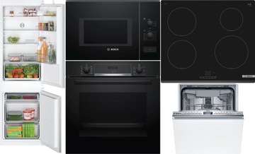 Zestaw BOSCH HBA534EB0 + BFL550MB0 + PUE63RBB5E + SPV4HMX10E + KIV865SE0