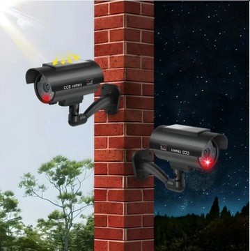 KAMERA ATRAPA IR LED MONITORING ZEWNĘTRZNA ŚCIENNA KAMERA Z DIODĄ MIGAJĄCA