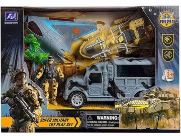 Набор военной техники с солдатом