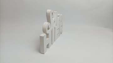 Деревянная надпись 