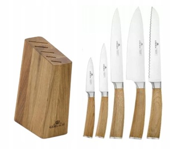 Набор ножей в блоке Gerlach Natur, 5 шт.