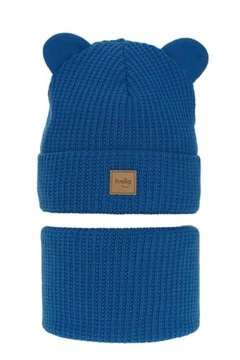 КОМПЛЕКТ ЗИМНЕЙ ШАПКИ, УШИ, УТЕПЛЕН ФЛИСОМ, 50-52, РАЗНЫЕ ЦВЕТА