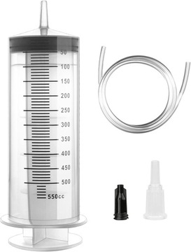 BARDZO DUŻA STRZYKAWKA DO ODSYSANIA OLEJU 500ml