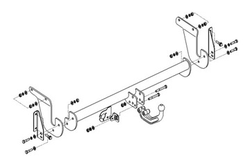 Фаркоп + модуль для Citroen C4 Picasso II