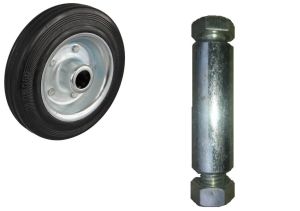 koła kółka do wózków 160mm ROLKI kompletne 41N