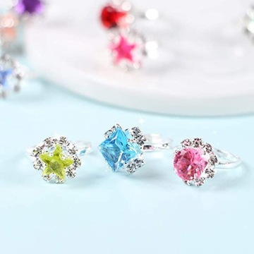 Набор УКРАШЕНИЙ ДЛЯ ДЕВОЧКИ: 36 КОЛЬЦЕВ