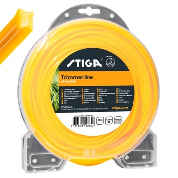 Żyłka kwadratowa Stiga 4mm 25metrów 1911-9279-01