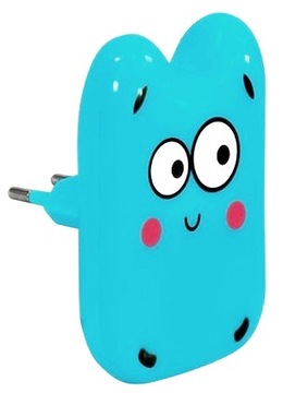 LAMPKA NOCNA LED WTYKOWA Z CZUJNIKIEM ZMIERZCHU DLA DZIECI