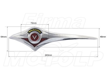 ЭМБЛЕМА ЗНАК ТАНК KAWASAKI VN 500 800 900 1500 1600 2000 ВУЛКАН