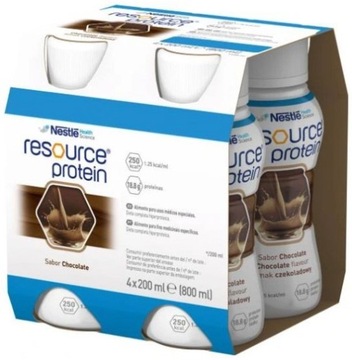 Nestle RESOURCE Protein czekolada 4 x 200 ml