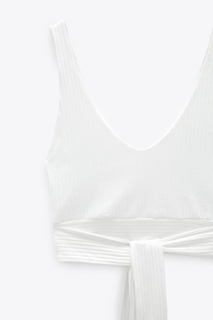 ZARA_KRÓTKI TOP WIĄZANY 0264338