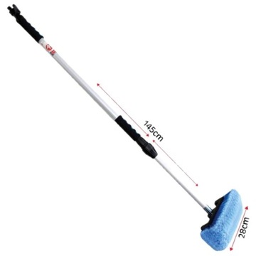 ВЫДВИЖНАЯ ЩЕТКА 95-156см ДЛЯ МОЙКИ ПАНЕЛИ ГРУЗОВИКА