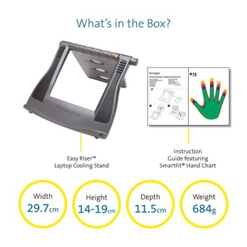 ПОРТАТИВНАЯ ЭРГОНОМИЧНАЯ ПОДСТАВКА ДЛЯ НОУТБУКА