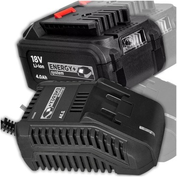 Akumulator 4Ah 18V Li-ion Graphite Mocna Do Szlifierki + Ładowarka Energy+