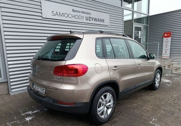 Volkswagen Tiguan I SUV Facelifting 1.4 TSI BlueMotion 122KM 2014 Volkswagen Tiguan 1.4 TSI 122KM TrendFun SalonPL SerwisASO Iwl. Gwarancja, zdjęcie 5