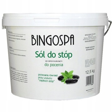 BINGOSPA Sól do stóp do pocenia WIADERKO 12,5kg