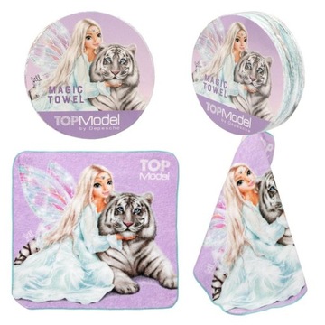 Ręcznik magiczny TOP MODEL GLITTER QUEEN Jill 30x30 bawełna