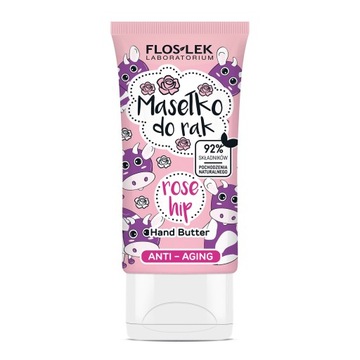 Masełko do rąk anti-aging rose hip 50 ml - Floslek