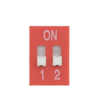 Przełącznik DS-02 DIP SWITCH 2 pozycyjny 2 Szt