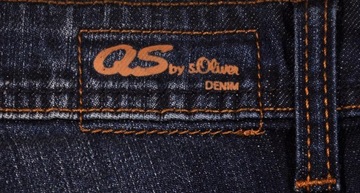 QS spodnie STRAIGHT blue jeans CATIE _ W42 L30