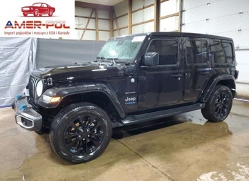 Jeep Wrangler IV 2022 Jeep Wrangler Unlimited Sahara 4XE 2022 2.0l 2.0 Hybryda 375KM