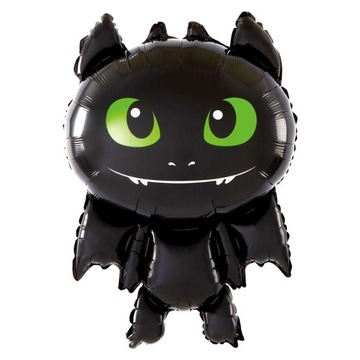 BALON FOLIOWY NA HALLOWEEN SMOK NIETOPERZ CZASZKA BALONY FOLIOWE DUŻY 86cm