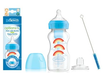 DR BROWN'S OPTIONS БУТЫЛКА 270 МЛ + Умиротворение 6M+ УРОВЕНЬ 3 + НАКОНЕЧНИК ДЛЯ СПИПЛА