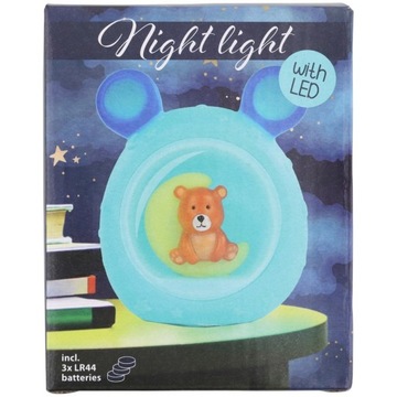 MISIO ДЕТСКИЙ НОЧНИК СО СВЕТОДИОДАМИ 3 X LR44