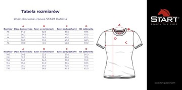 ФУТБОЛКА ДЛЯ СОРЕВНОВАНИЙ ПО ЕЗДЕ СТАРТ XL