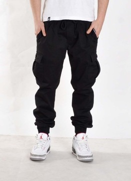Брюки XL Bossline Cargo Jogger, черные джоггеры