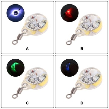 1 светодиодный светильник для рыболовной приманки.