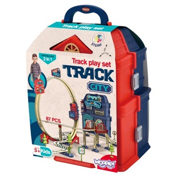 КОМПЛЕКТ ЭЛЕКТРОПОЕЗДА В СКЛАДНОМ КОРПУСЕ, 87 ЭЛЕМЕНТОВ. ЖЕЛЕЗНОДОРОЖНЫЕ ПУТИ