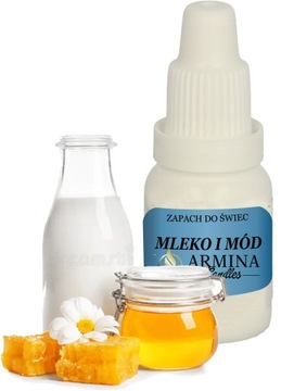 ZAPACH DO WOSKU ŚWIEC PARAFINY MLEKO MIÓD 10 ML