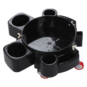 ТЕЛЕЖКА НА КОЛЕСАХ ДЛЯ МОЙКИ АВТОМОБИЛЬНЫХ ДЕТАЛЕЙ, ВРАЩАЮЩАЯСЯ НА 360 ГРАДУСОВ