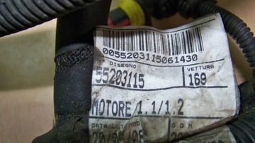 FIAT PANDA II 2 09R 1.1 SVAZEK INSTALACE MOTORU