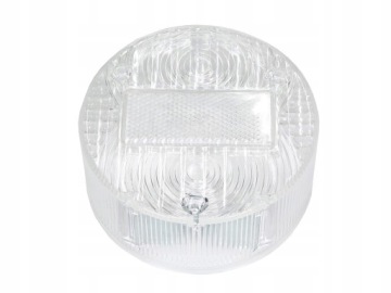 KLOSZ LAMPY TYŁ MZ OKRĄGŁY BIAŁY Z BIAŁYM ODBLASKIEM V