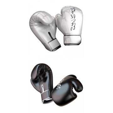 Shining 2Pairs Boxing Training Gloves Sparring Muay Thai Punching Bag Mitts