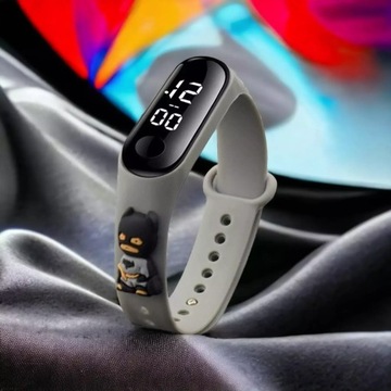 ДЕТСКИЕ СВЕТОДИОДНЫЕ ЧАСЫ SMARTBAND BATMAN BAND