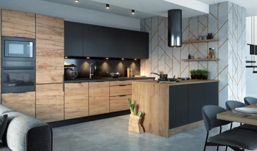 Дизайнерский комплект кухонной мебели на заказ KAM LOFT