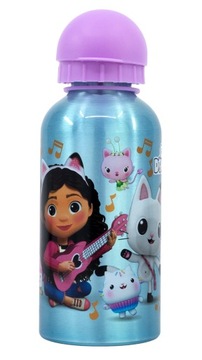 Bidon butelka aluminium KOCI DOMEK GABBY 400 ml