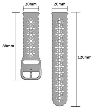 UNIWERSALNY Pasek Opaska 20mm do Zegarka Smartwatcha SAMSUNG HUAWEI XIAOMI