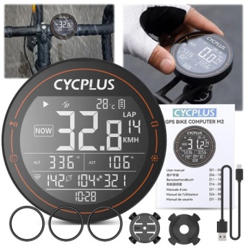 Licznik komputer rowerowy GPS Cycplus M2 ANT+ Bluetooth 5.0 1100mAh IPX6