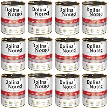 Dolina Noteci Premium Bogata w wołowinę 12 x 800g