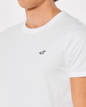 Holiister biały t-shirt używany XL
