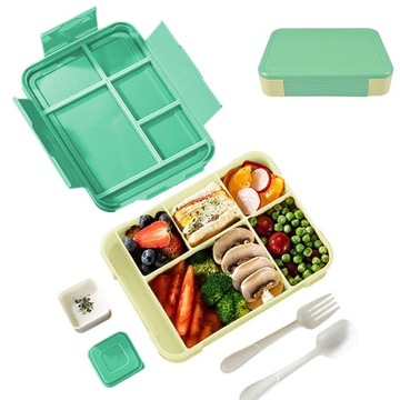 LUNCH BOX SCHMATZFATZ JUNIOR, 5 PRZEGRÓDEK 1300ML