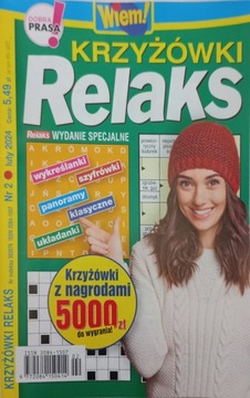 Krzyżówki Relaks. Wiem! Nr 2/2024