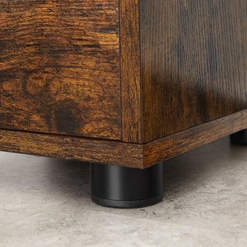 Узкий шкаф с ящиками в стиле ретро в деревенском стиле