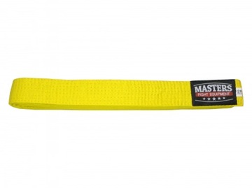 Pas do kimona MASTERS 260cm żółty