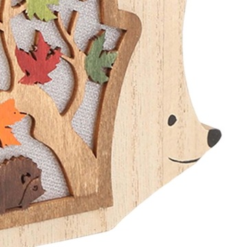 Ręcznie zakrzywione ozdoby rzeźbiarskie Nordic Hedgehog