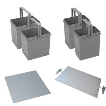 PEKA kosz sortownik śmieci PULLBOY VARIO 600 4 el.